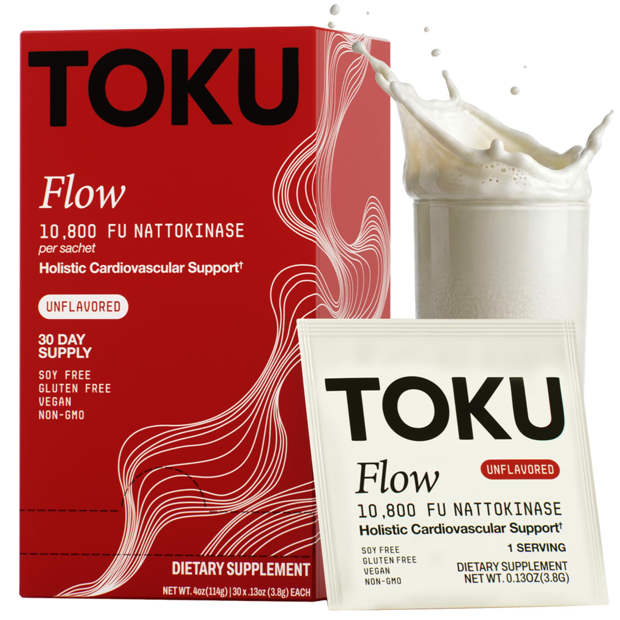 Toku front packaging showing the supplement jar and branding for easy identification