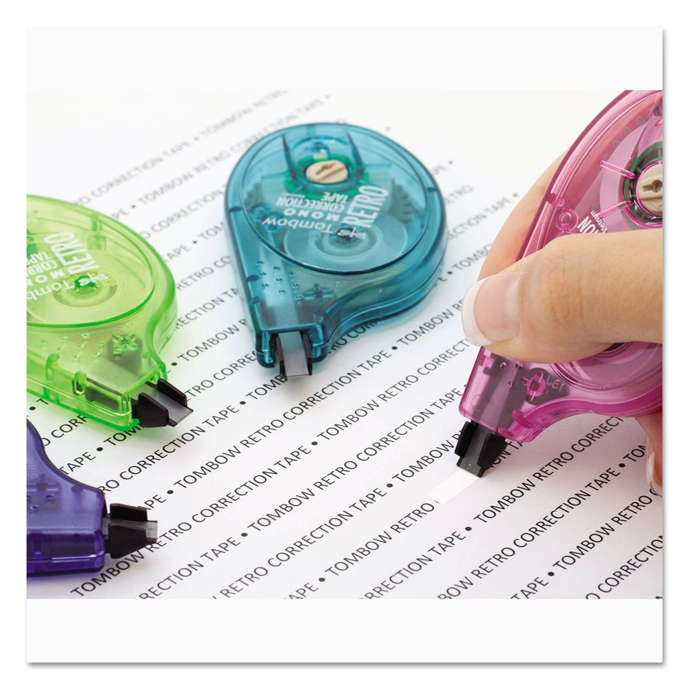 Tombow Mono close view of tape head for precise single-line correction benefit