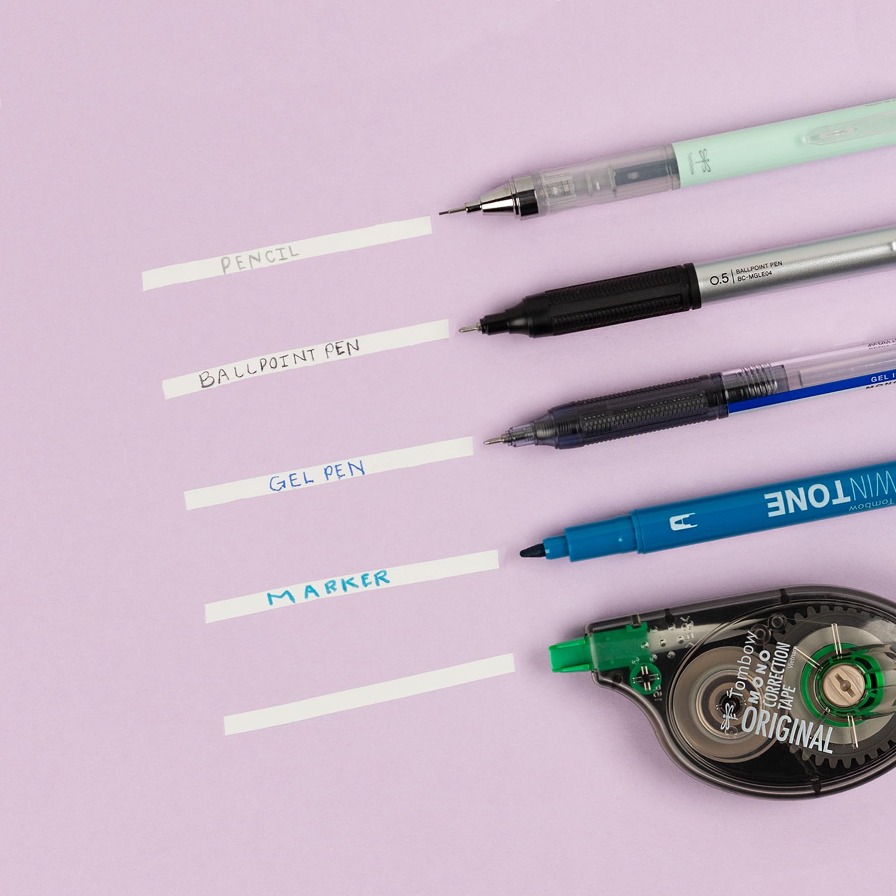 Tombow MONO rewinding knob mechanism highlighting quick tape adjustment