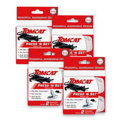 Tomcat front view of trap showing compact design and quick setup benefit