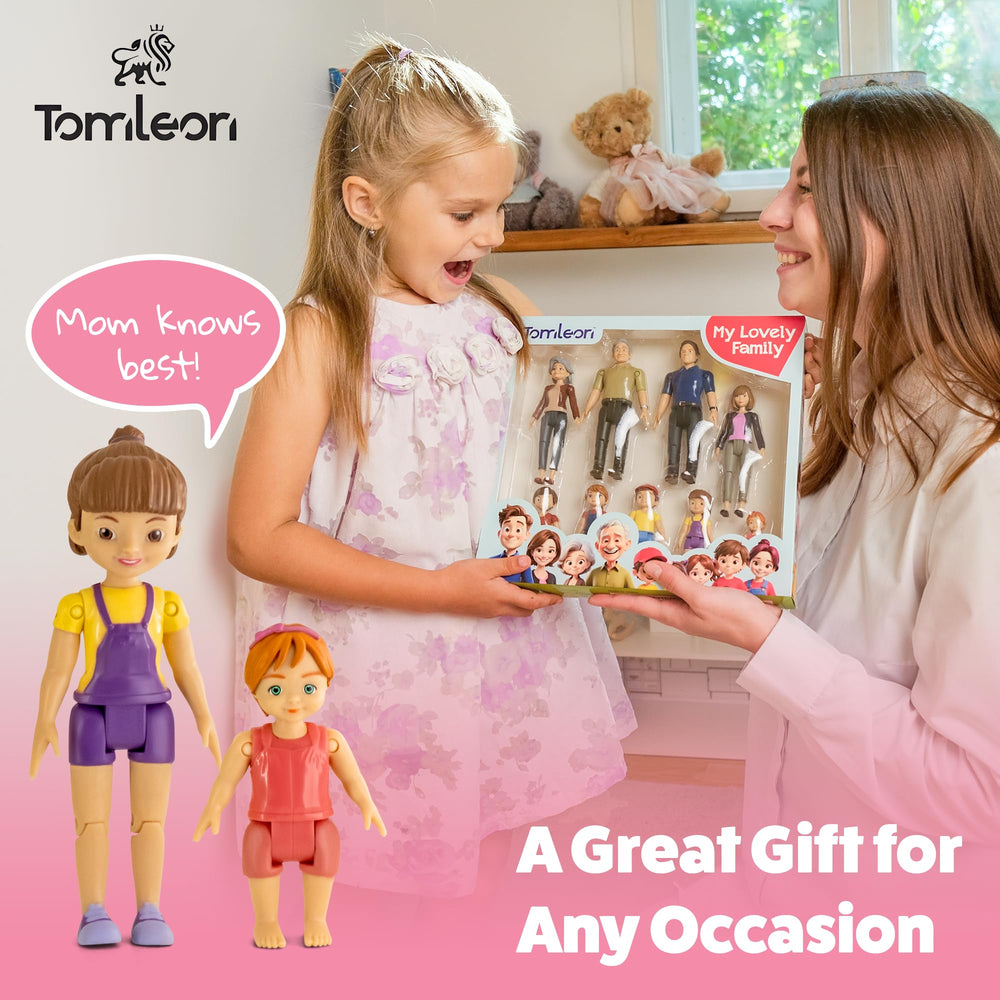 TOMLEON children and cousins grouped to spark imaginative play