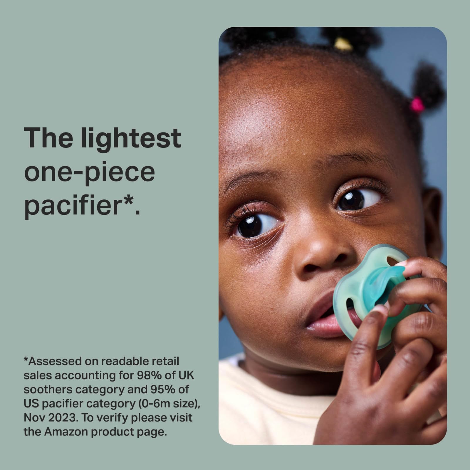 Tommee Tippee close-up of silicone teat highlighting soft texture for soothing