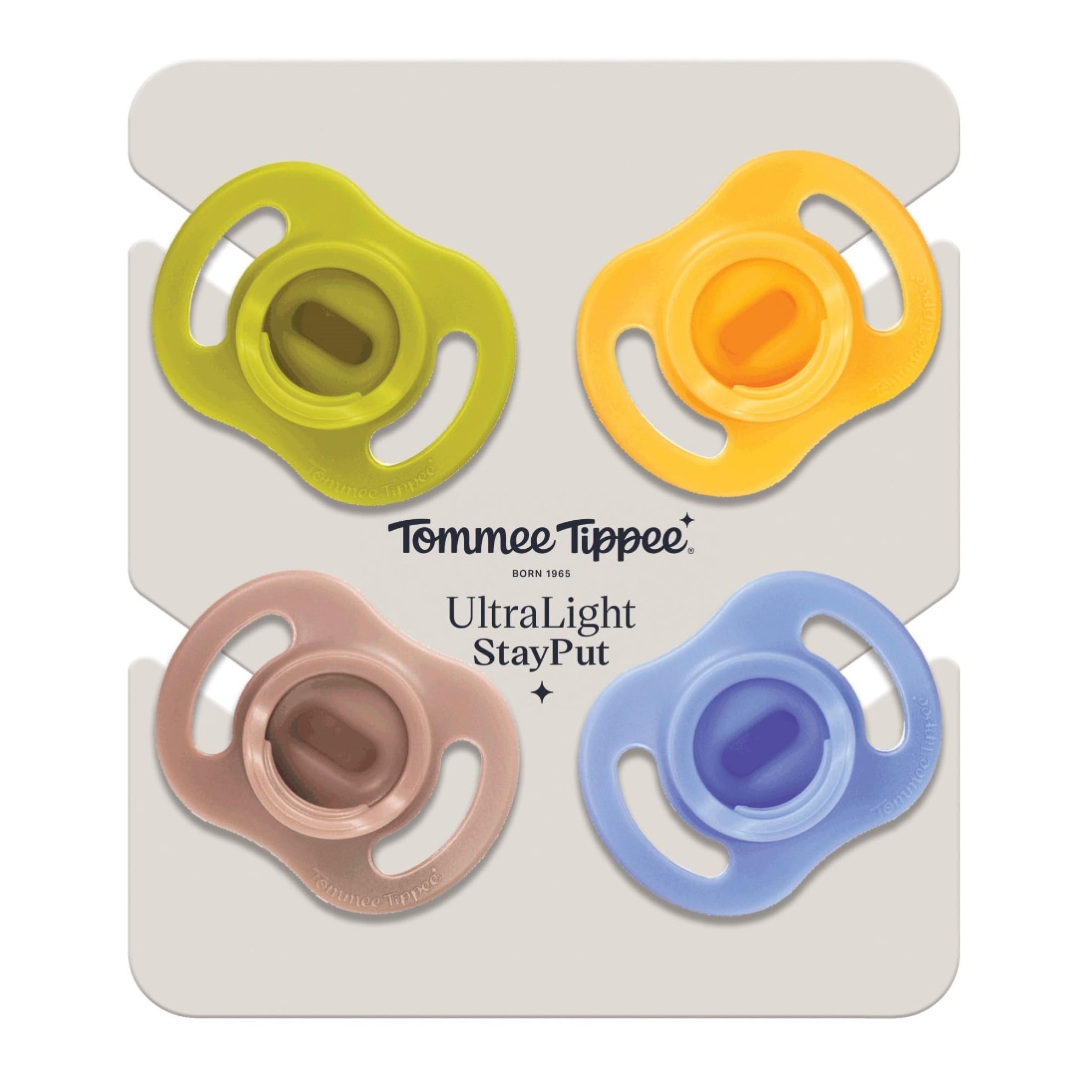 Tommee Tippee pacifiers in diaper bag ready for travel and quick soothing