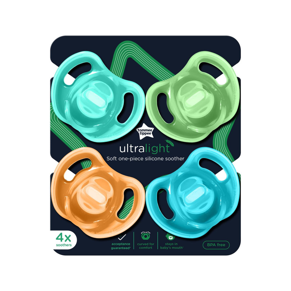 Tommee Tippee pacifier stored in stroller bag for on-the-go readiness