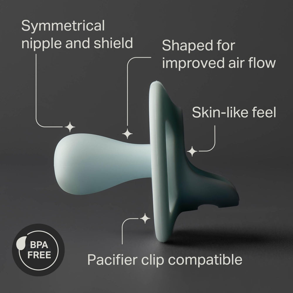Tommee Tippee shield ventilation holes detail to help prevent skin irritation