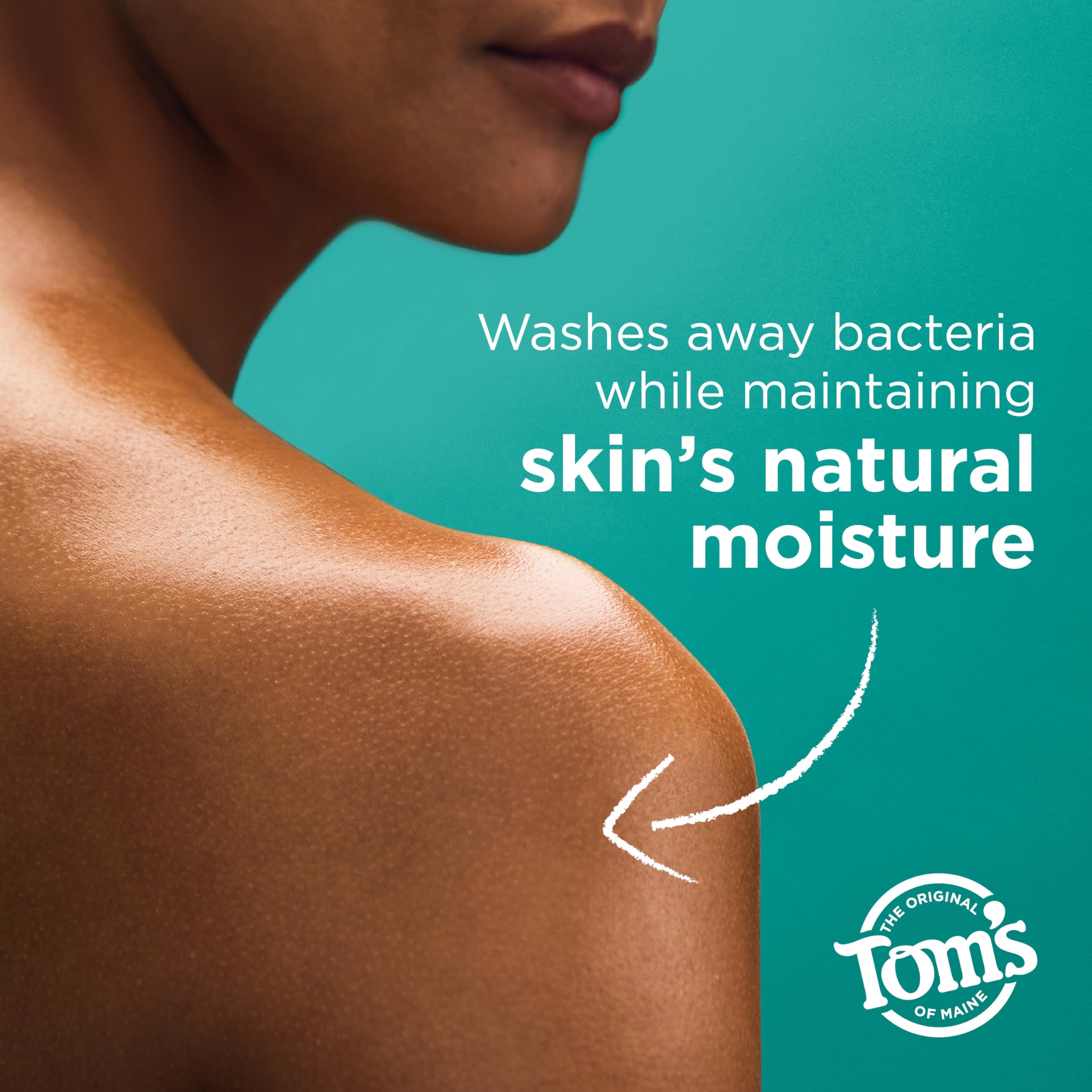 Tom's of Maine Creamy Coconut bar producing rich lather for gentle cleansing