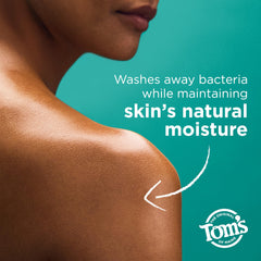 Tom's of Maine Creamy Coconut bar producing rich lather for gentle cleansing