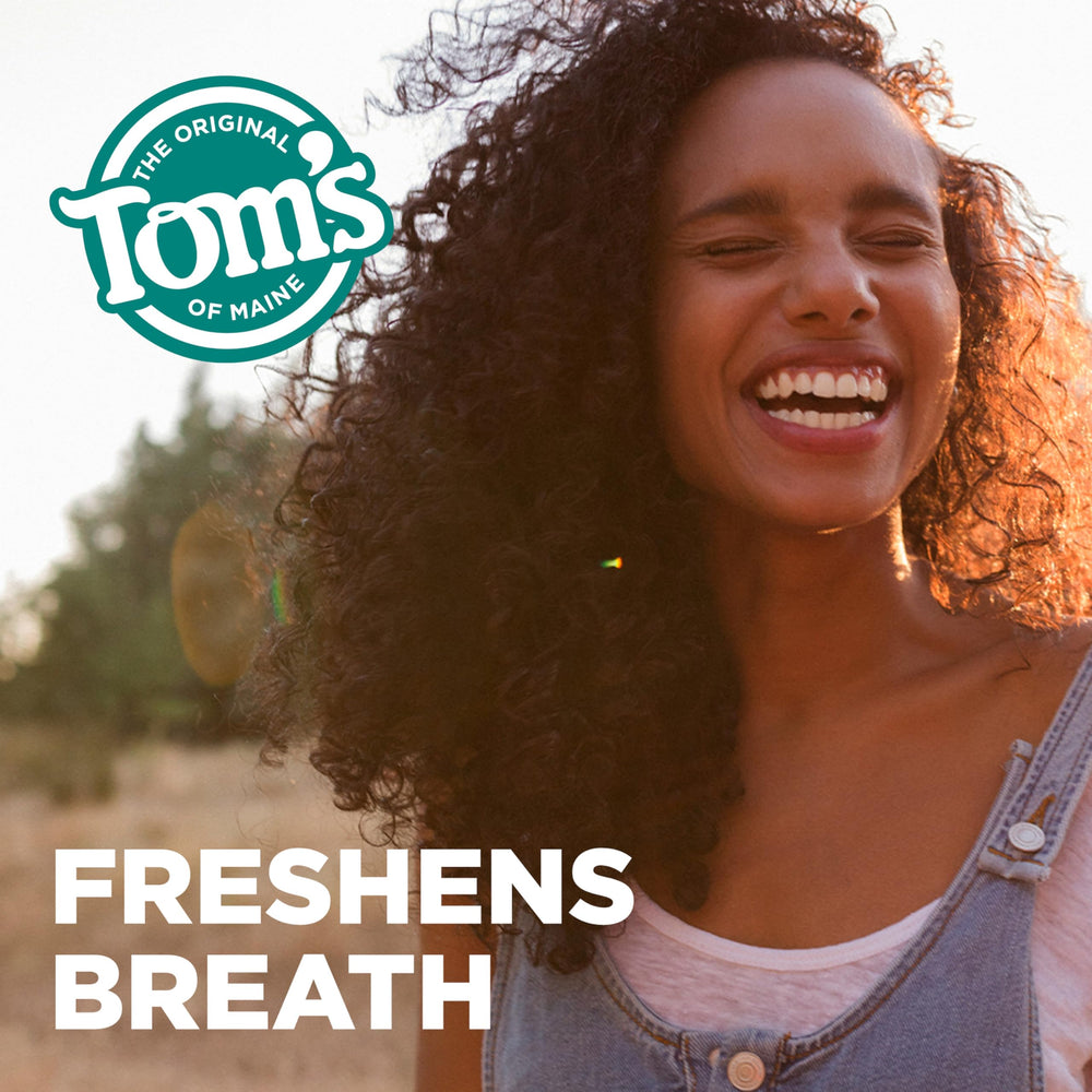 Tom's of Maine ingredients label showing natural components for informed choice