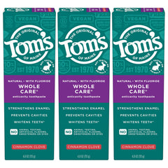 Tom's of Maine front packaging showing product and benefits