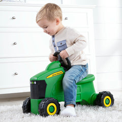 TOMY John Deere side profile highlighting compact lightweight frame for easy maneuvering