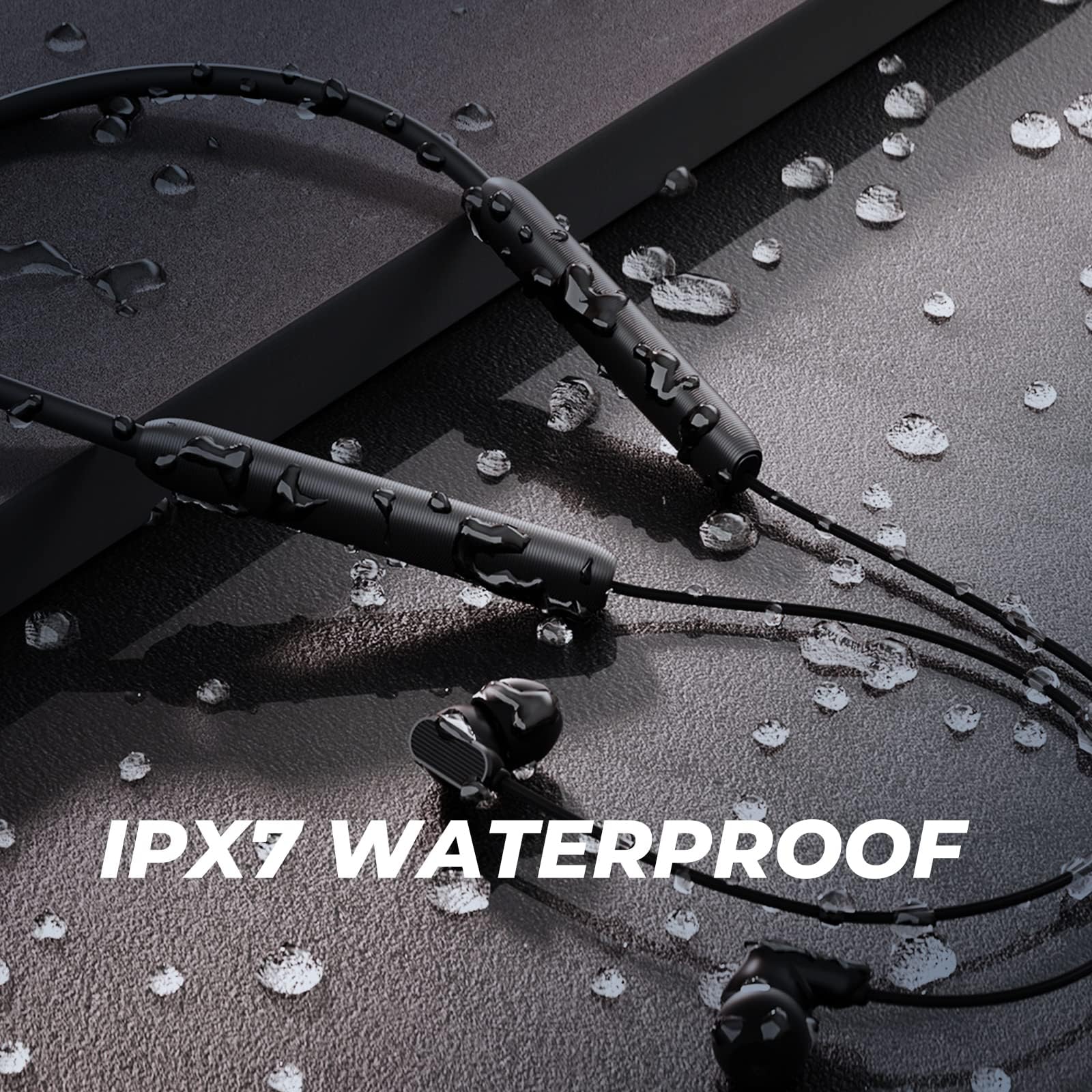 TONEMAC N18 worn while running demonstrating IPX7 sweat and water protection
