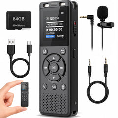 Tonfarb front view showing compact recorder and buttons for easy capture