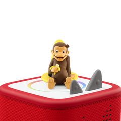 Tonies Curious George side profile detail highlighting sculpted features and charm