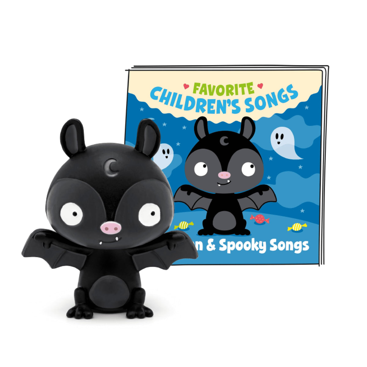 Tonies Halloween figurine front view showing character and fun design benefits imaginative play