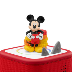 Tonies Mickey Mouse close-up of facial details and texture for tactile play benefit