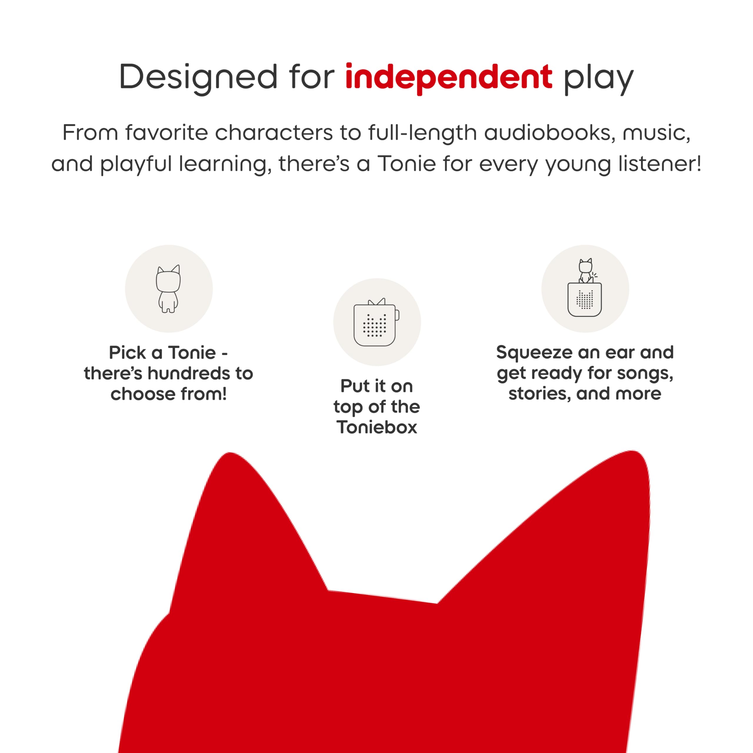 Tonies Mickey Mouse with child listening on couch illustrating shared storytelling benefit