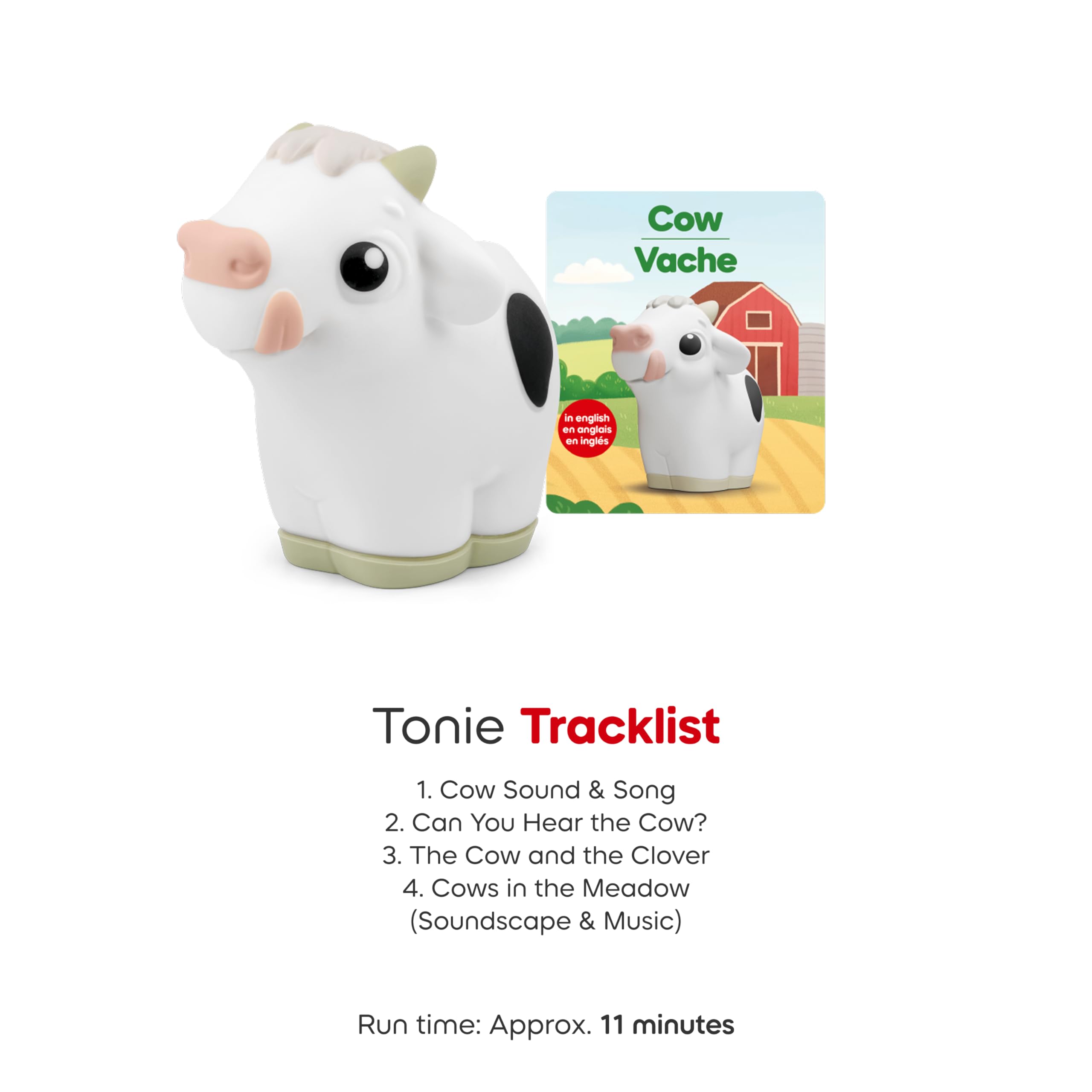 Tonies set next to toy blocks showing size comparison for toddler suitability