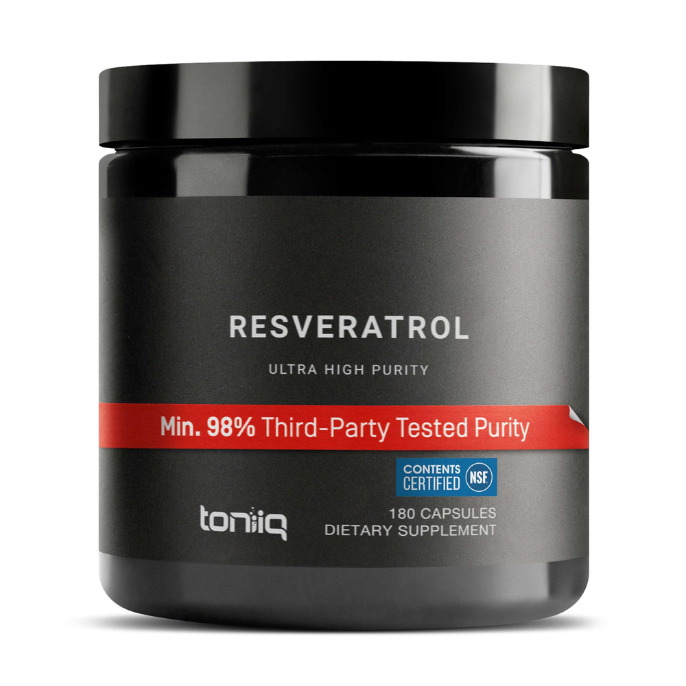 Toniiq bottle front view showing label and clear product identity with assurance