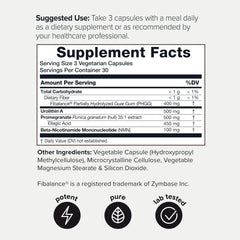 Toniiq label close-up showing ingredient amounts and purity verification