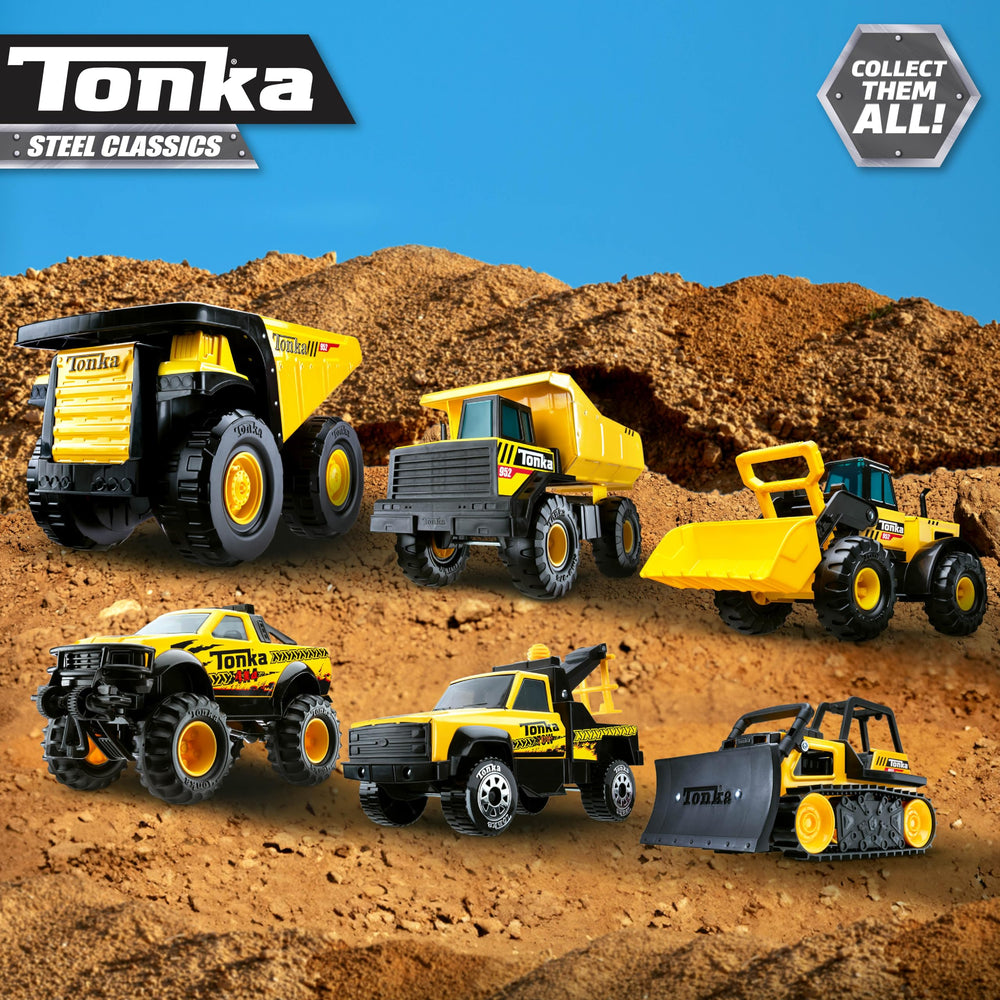 Tonka bulldozer lifestyle backyard play encouraging imaginative fun