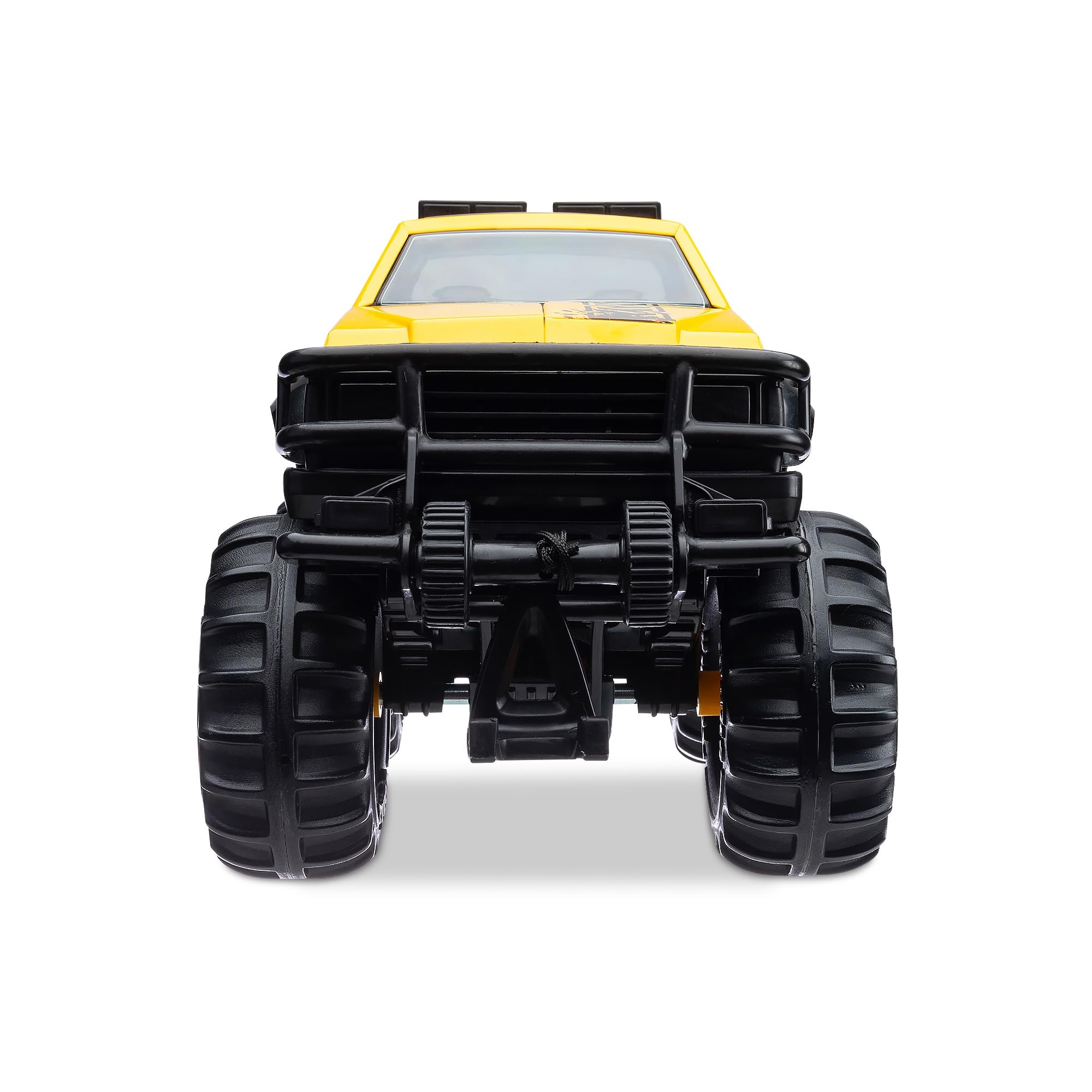 Tonka side profile highlighting sturdy plastic accents and realistic design benefit