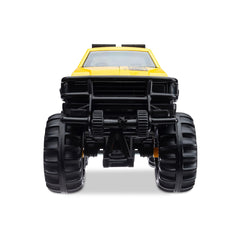 Tonka side profile highlighting sturdy plastic accents and realistic design benefit