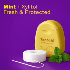 Tonochi roll held in hand for scale, highlights travel-friendly size