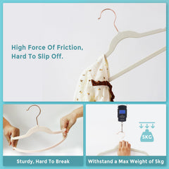 Tonswachic rose-gold hook detail rotating 360 degrees for easy use
