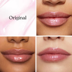Too Faced open wand applicator close-up showing precise application and fuller lips