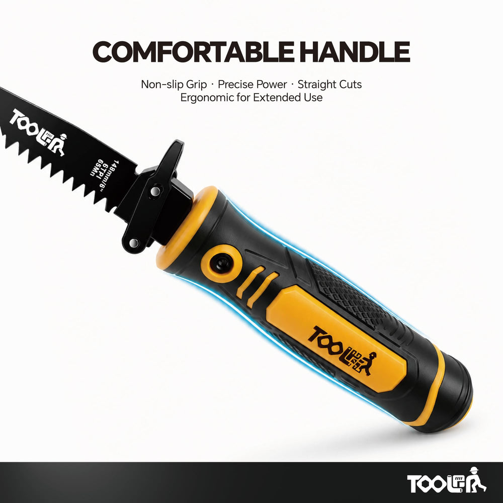 TOOLAN close-up of HSS blade teeth showing hardened edge for durability