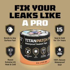 TOOLTROOPERS close-up of TITANPATCH PRO adhesive texture for strong bond