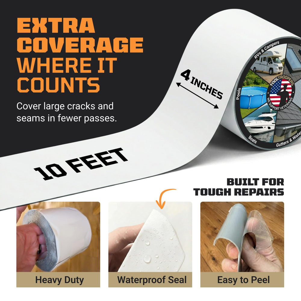 TOOLTROOPERS adhesive texture detail highlighting strong flexible bond