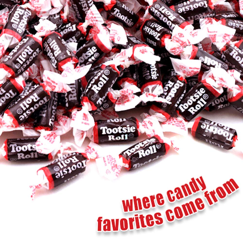 Tootsie Roll Midgees in a serving bowl ready for events and sharing