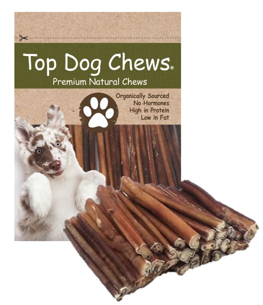 Top Dog Chews front packaging shows 25-count bag and benefits