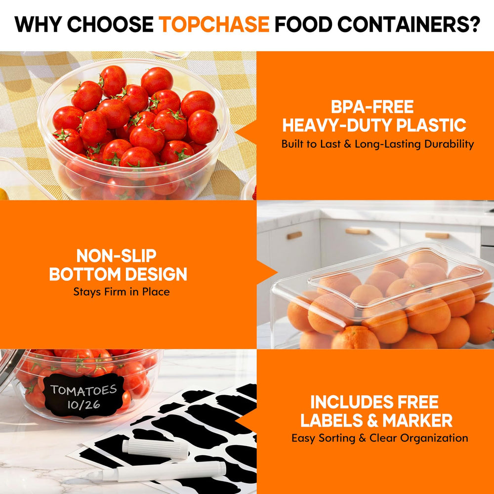 TOPCHASE lid close-up showing silicone seal and four locks for leak prevention
