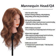 TopDirect back view displaying 18-inch hair length for cutting benefit