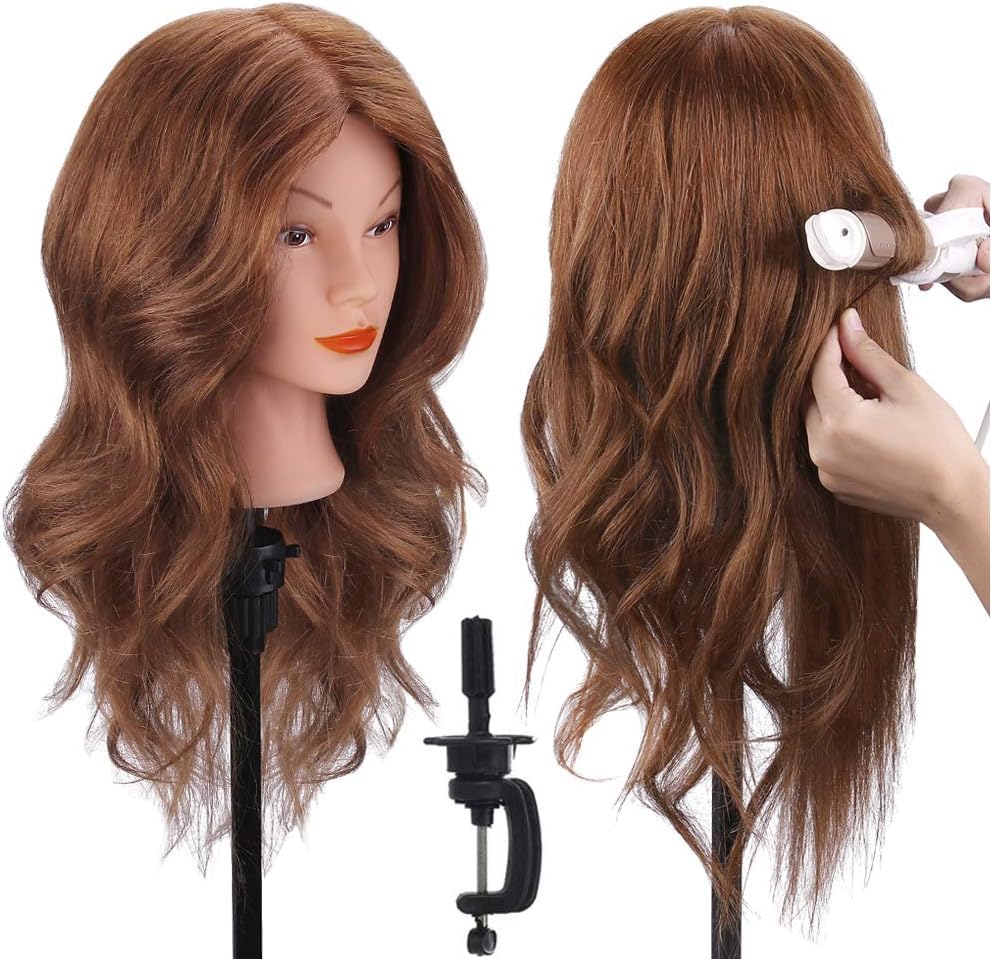 TopDirect front view of mannequin head showing natural styling benefit