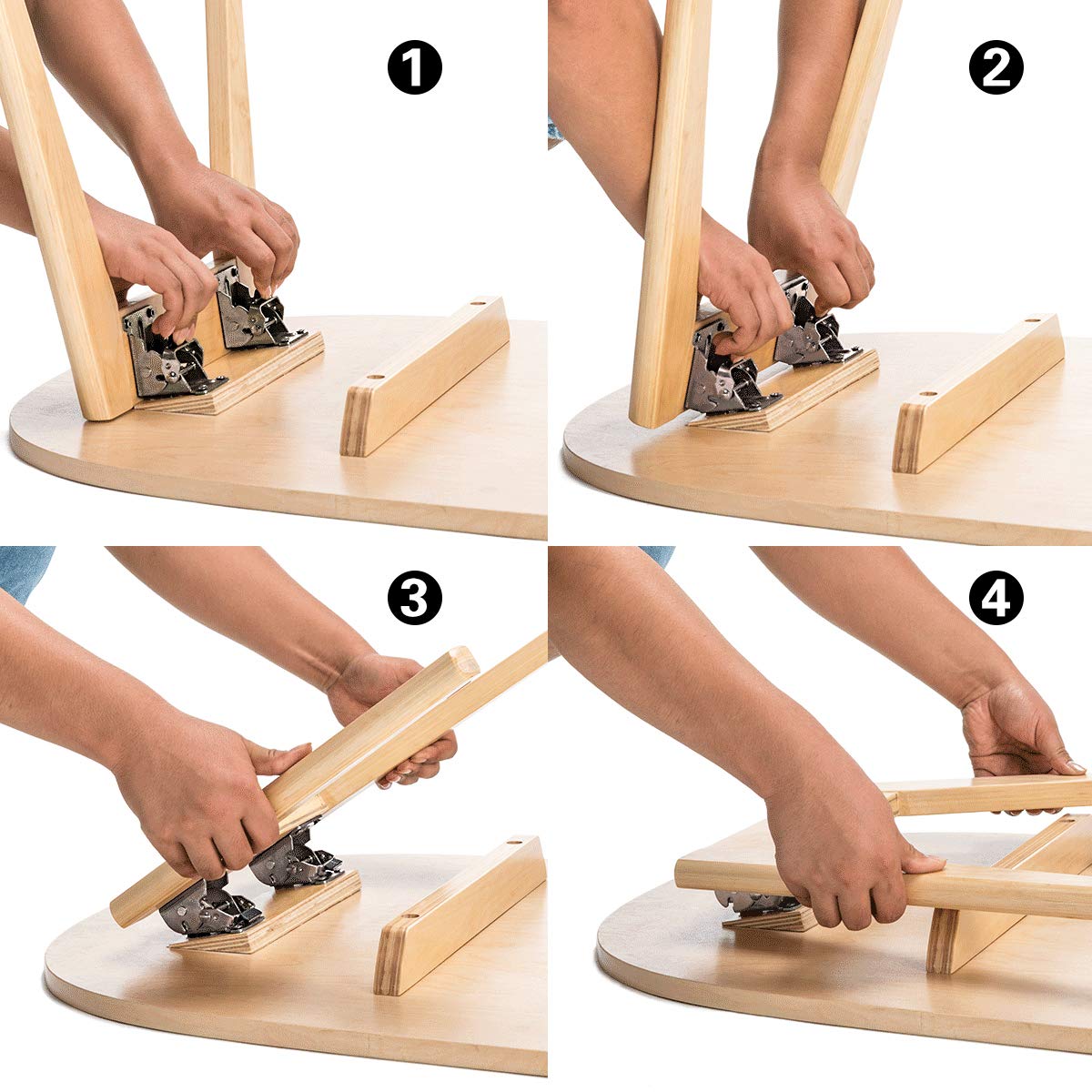 TopDirect pack of four arrangement displaying full set ready for multiple hinge points benefit