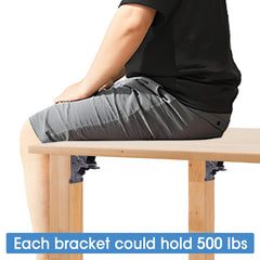 TopDirect side profile with dimensions illustrating compact heavy-duty support benefit
