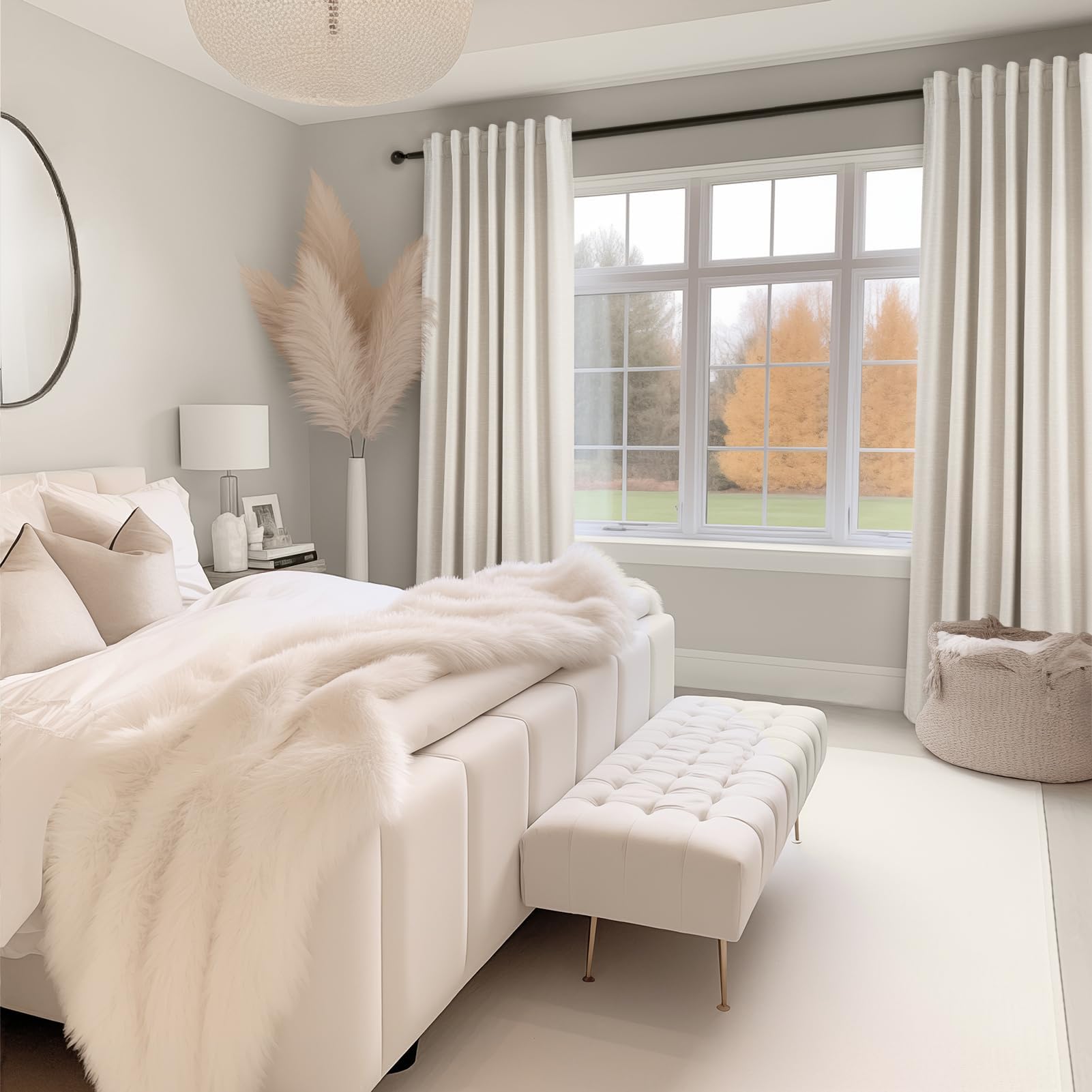 Topfinel sliding door example with panels installed showing full door coverage