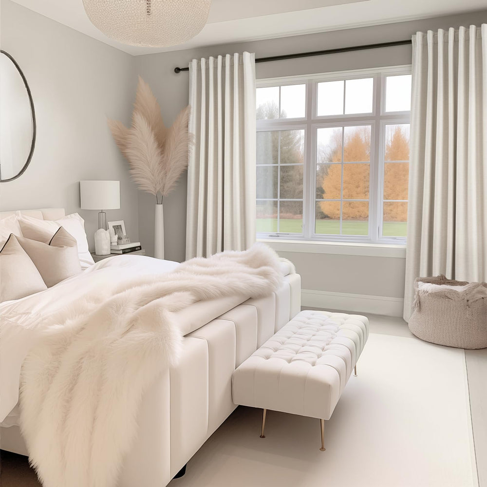 Topfinel sliding door example with panels installed showing full door coverage