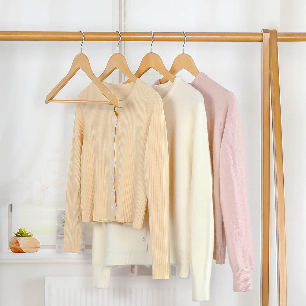 TOPIA HANGER shoulder contour and notches preserving jacket and dress shape
