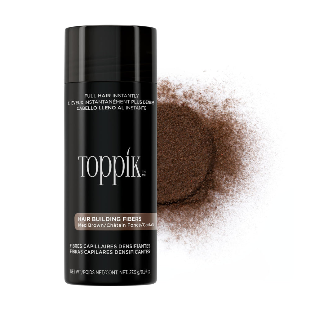 Toppik front packaging showing jar and label for easy identification