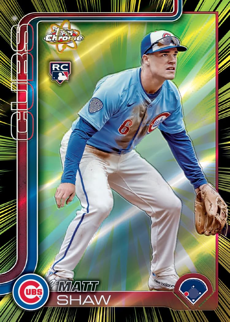 Topps Chrome Rookie Debut Patch Auto card close-up with patch and signature, showcases rarity