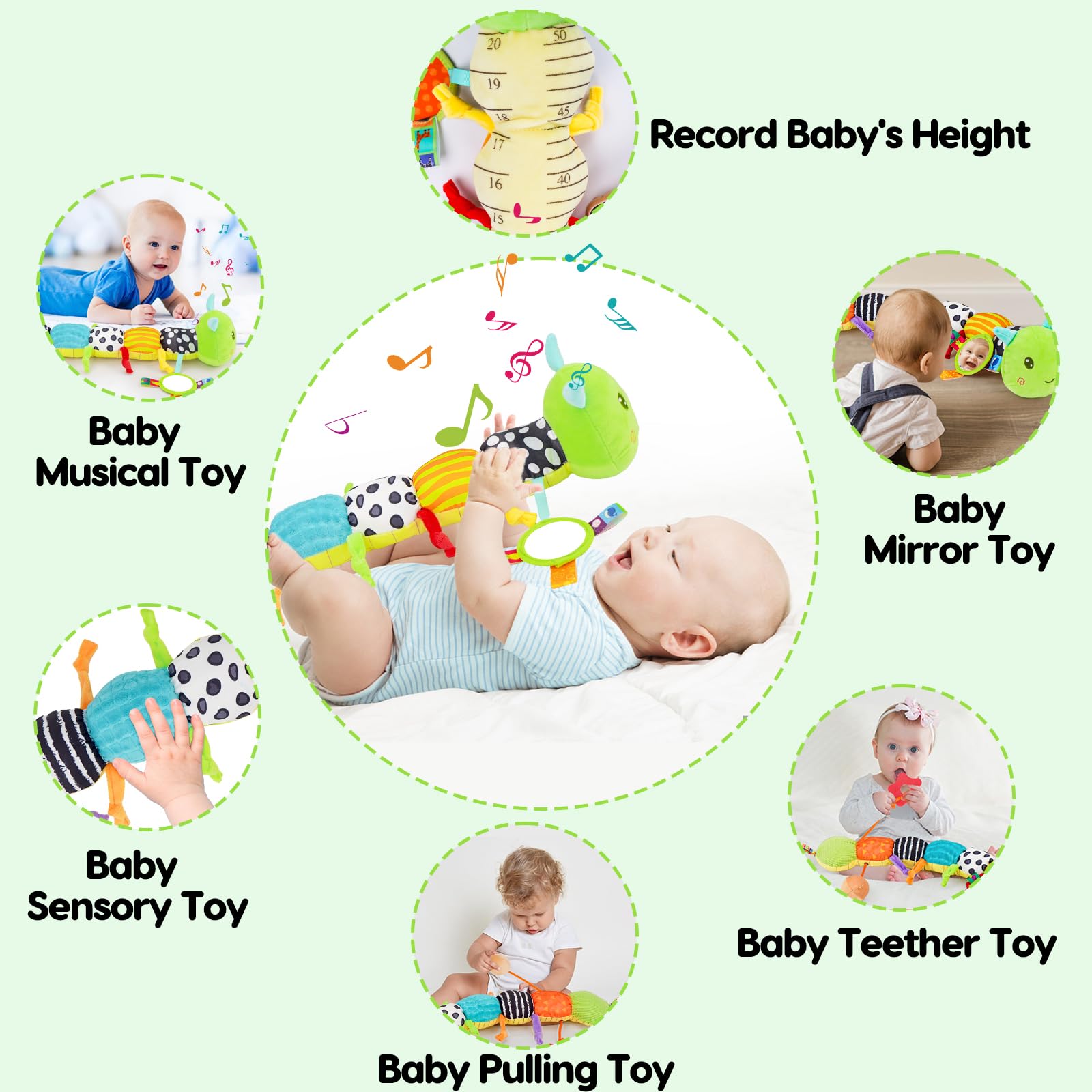 Topsochir ruler detail on belly, visualizes fun length-tracking benefit
