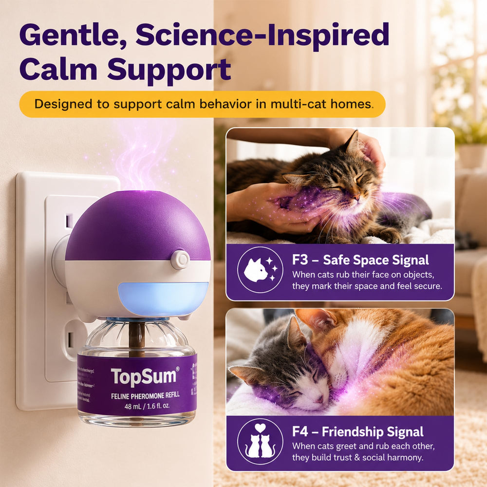 TopSum diffuser plugged into a wall outlet showing simple setup benefit