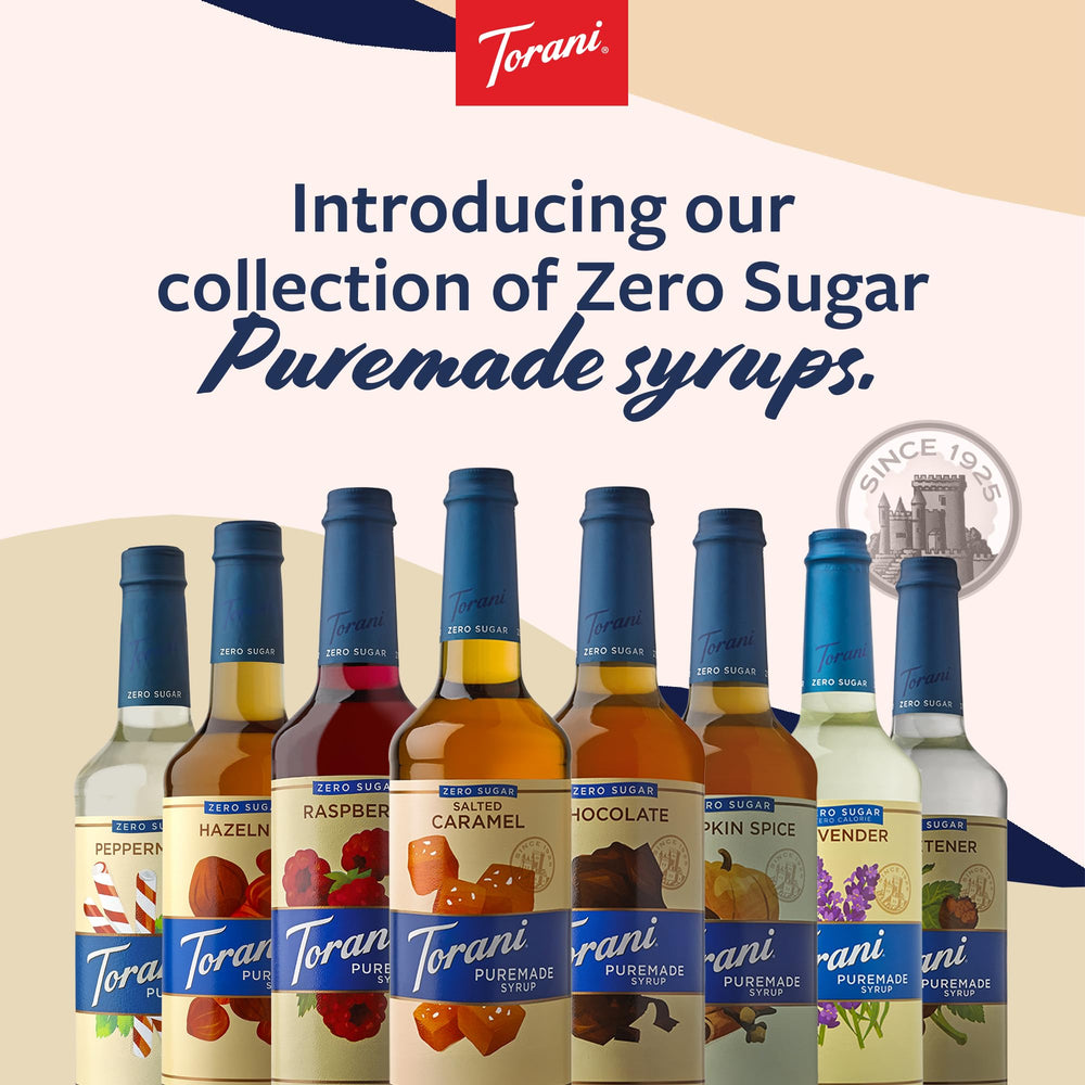 Torani bottle staged in autumn setting suggesting seasonal flavor inspiration