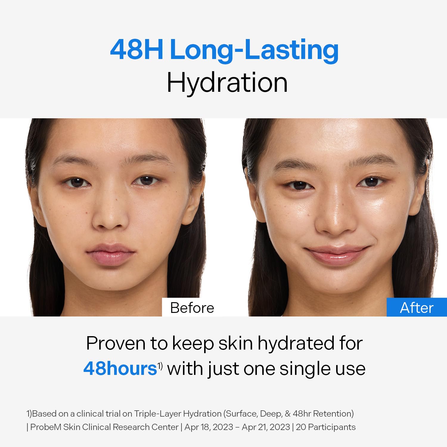 Torriden bottle on bathroom counter in lifestyle setting conveying daily-routine hydration benefit