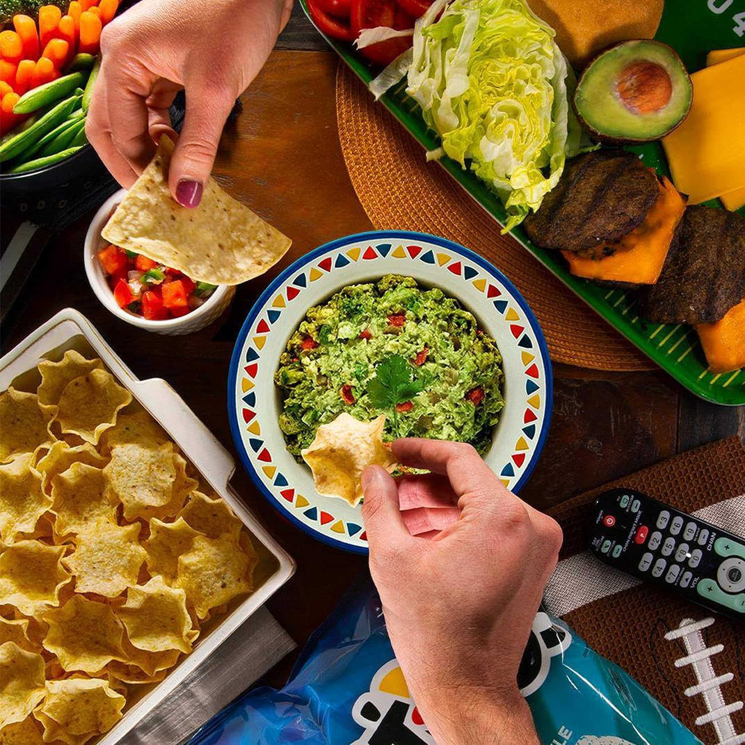 Tostitos bag inside lunchbox showing packable snack convenience