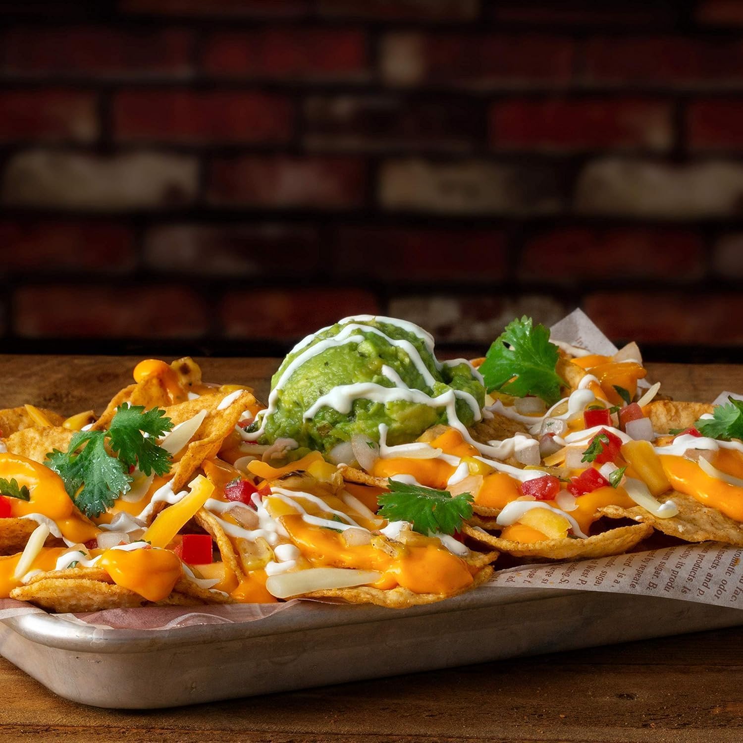 Tostitos chips on party platter showing ready-to-serve appeal